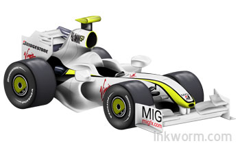 Button Brawn Formula 1