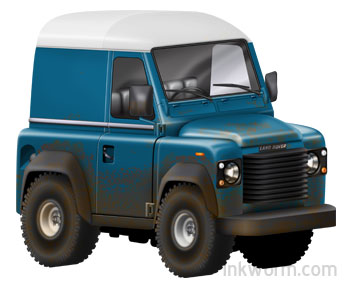 Cartoon Landrover