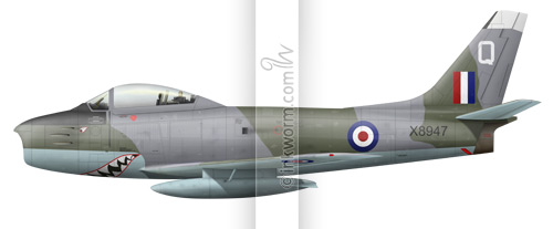 RAF F86 Sabre