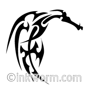 Henna Tattoo Tribal Dragon